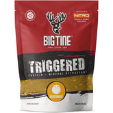 Big Tine Triggered persimmon bag label front, a durable attractant.