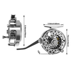 Reel rapid line retrieval lever mechanism