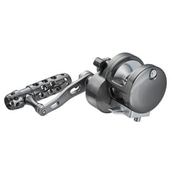 Reel specifications: 14 kg (30 lbs) drag and 10 lb - 300 yd line capacity