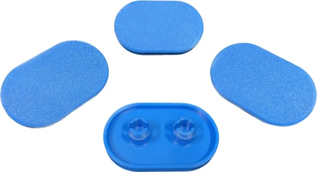 Bigfoot Slides for Yeti Tundra Lake Blue enabling smooth gliding on a boat deck