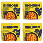 BIGHORN Mountain Food butter chicken rice box shows easy backcountry meals for hikers