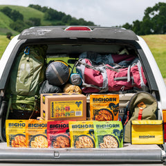 BIGHORN Mountain Food Six Entrees Pack highlights variety for campsite dinners