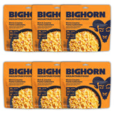 BIGHORN Pasta Carbonara cream sauce close-up showing rich texture for backcountry meals.