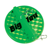 Big Jon Sports BigJ Mini-Diver Disk green front view for precise depth control.