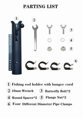 R shaped clamps and installation hardware for bicycle frame