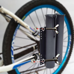Two rod holders connected with butterfly bolts for stability