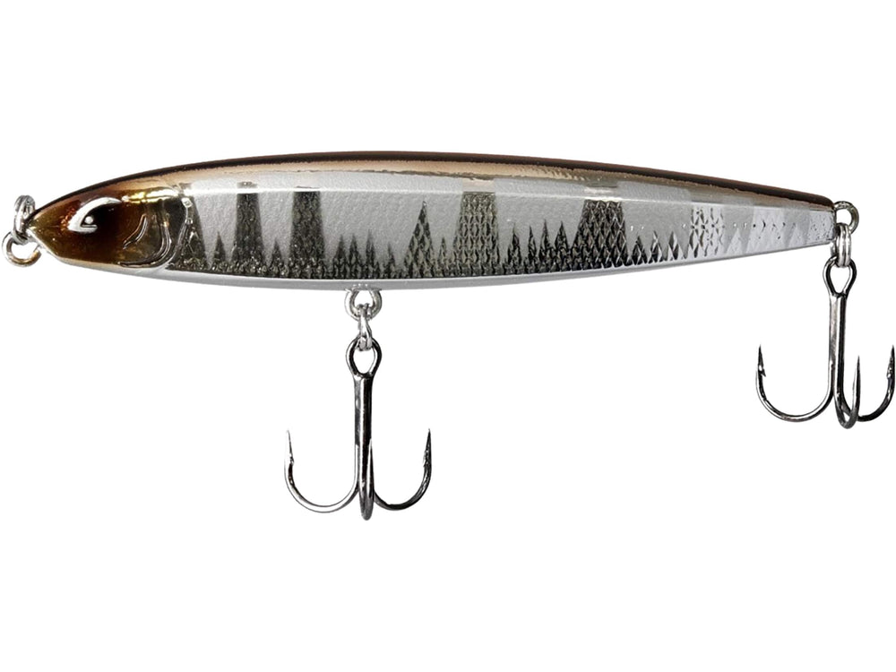 Bill Lewis Depth Strike Twitchbait 3/8 oz chrome white, versatile bass lure for twitch retrieves.