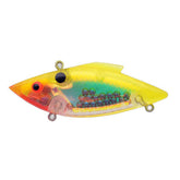 Bill Lewis Mag-Trap Magnum Chartreuse in water with tight wiggle attracting larger bass