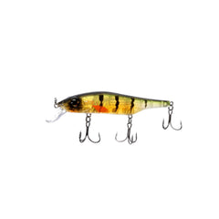 Bill Lewis Scope-Stik 120 jerkbait side profile with lifelike flashes for attracting fish