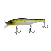 Bill Lewis Scope-Stik 120 suspending jerkbait showing side flash for sonar visibility