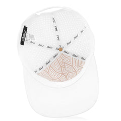 Lightweight flat bill design and minimalist style of Billest Ozark Snapback Trucker Hat