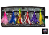 Bimini Lures 6inch crystal-head tuna feather lure for durable offshore trolling