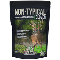 Biologic Non-Typical Clover stand-establishment in a weed-free plot.