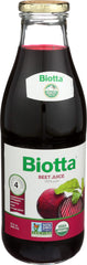 Biotta Beet Juice Organic 32oz glass tasting scene for sipping