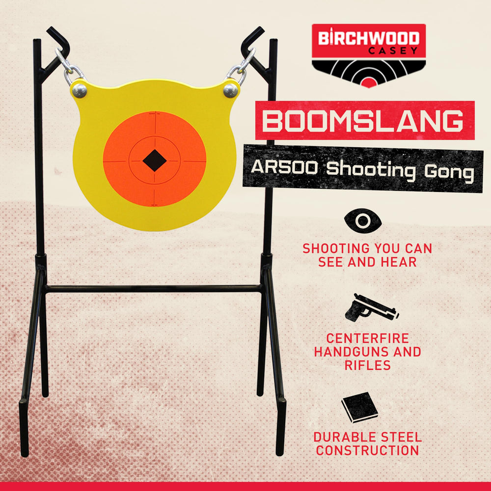 Boomslang gong with stand and hanging hardware setup