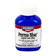 Usage close-up of applying Perma Blue Liquid Gun Blue to steel surface