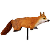 Bird-X FOX-3D decoy on the ground stake deters geese and pests