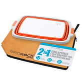BIRDROCK HOME collapsible grill caddy setup for organized outdoor prep and space saving