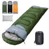 BISINNA 0-degree winter sleeping bag closed for warmth and compact storage