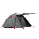 BISINNA lightweight 2-person tent front view, promoting family camping comfort.