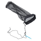 BIUDECO professional fishing net with ground nail for secure hands-free fishing.