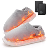 Biupky heated slippers showcase ultra-soft faux fur for warm, cozy mornings.