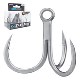 BKK GT-REX treble hook top view with hand ground piercing point