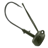 BKK Silent Chaser Draggin' Ned green 1/16oz weedless lure for finesse Ned rig fishing.