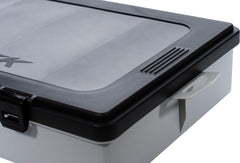 BKK OCD Tackle Storage Medium waterproof seal ensures moisture protection for equipment.
