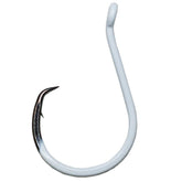BKK Offset Heavy Circle Glow Hook 9/0 needle-point close-up for sharp penetration.