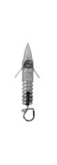 Spring attachment point of BKK Permalock TG Nail Keeper enabling quick weight replacement and strong connection