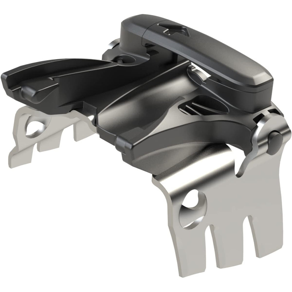 Black Diamond Axion 110 crampon deployment for quick alpine touring on fritschi bindings.