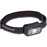 Black Diamond Cosmo 250 headlamp in graphite for night use with hands-free illumination