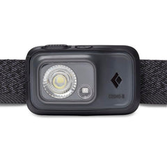 BLACK DIAMOND Cosmo 350-R headlamp fully assembled for immediate outdoor use.