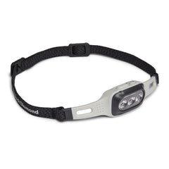 BLACK DIAMOND Deploy 325 headlamp on forehead fit closeup for hands-free nighttime visibility.