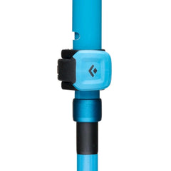 Black Diamond Distance Carbon FLZ poles in Desert Sky show ultralight side view for long hikes.