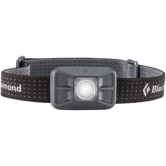 Black Diamond Gizmo light with tiltable housing for adaptable hands-free illumination on climbs.