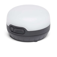 Black Diamond Moji lantern emits 300 lumens for tent illumination and camp comfort.