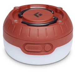 Black Diamond Moji lantern shows dual power option for batteries or rechargeable BD 1500 battery.