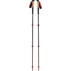 Black Diamond Pursuit trekking poles feature FlickLock aluminum shafts for quick, secure length adjustments.