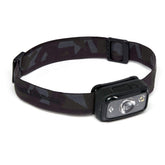 Black Diamond SPOT 350 headlamp front view for hands-free night adventures.