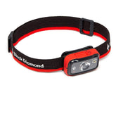 BLACK DIAMOND SPOT 350 headlamp front view for bright trails and hands-free lighting.
