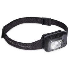 Black Diamond Spot 400-R headlamp front-lit woodland for hands-free camping navigation.