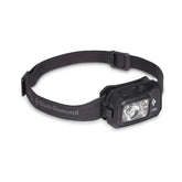 BLACK DIAMOND Storm 450 headlamp front view shows bright 450 lumens for trails