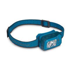 BLACK DIAMOND Storm 500-R headlamp on delivers bright visibility for rugged outdoor use