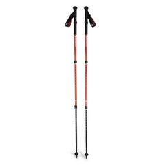 BLACK DIAMOND Trail Back poles feature dual-density grips for comfortable hand positions and reduced fatigue.