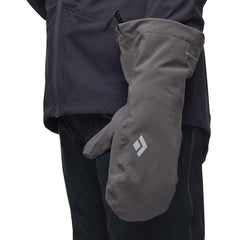 BLACK DIAMOND Waterproof Overmitts palm-grip detail for secure handling in cold weather