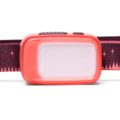 BLACK DIAMOND Wiz Kid headlamp with beam-adjustable feature, helping kids explore safely after dark
