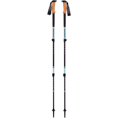 Black Diamond Women's Trail Cork Trekking Poles with FlickLock for quick length adjustments.