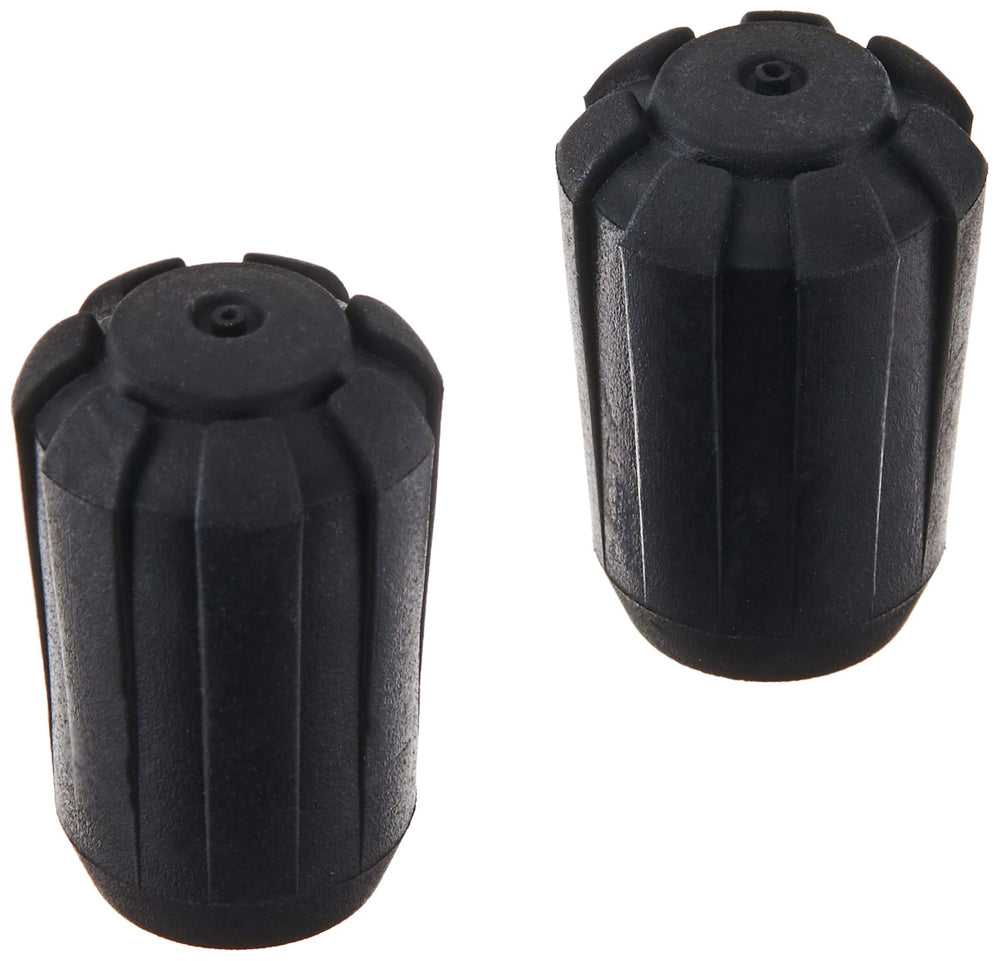 Black Diamond Z-Pole tip protector cap closeup reduces tip wear on rough surfaces.